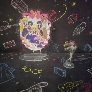 2 sailor moon acrylic pictures